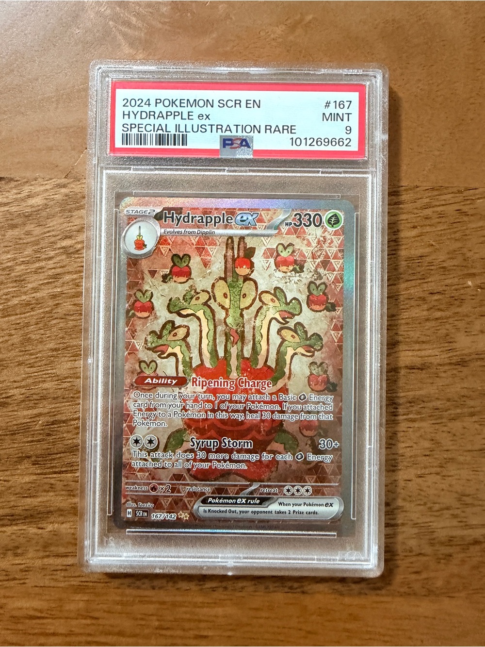 Pokemon Hydrapple ex Special Illustration Rare PSA 9 - Green